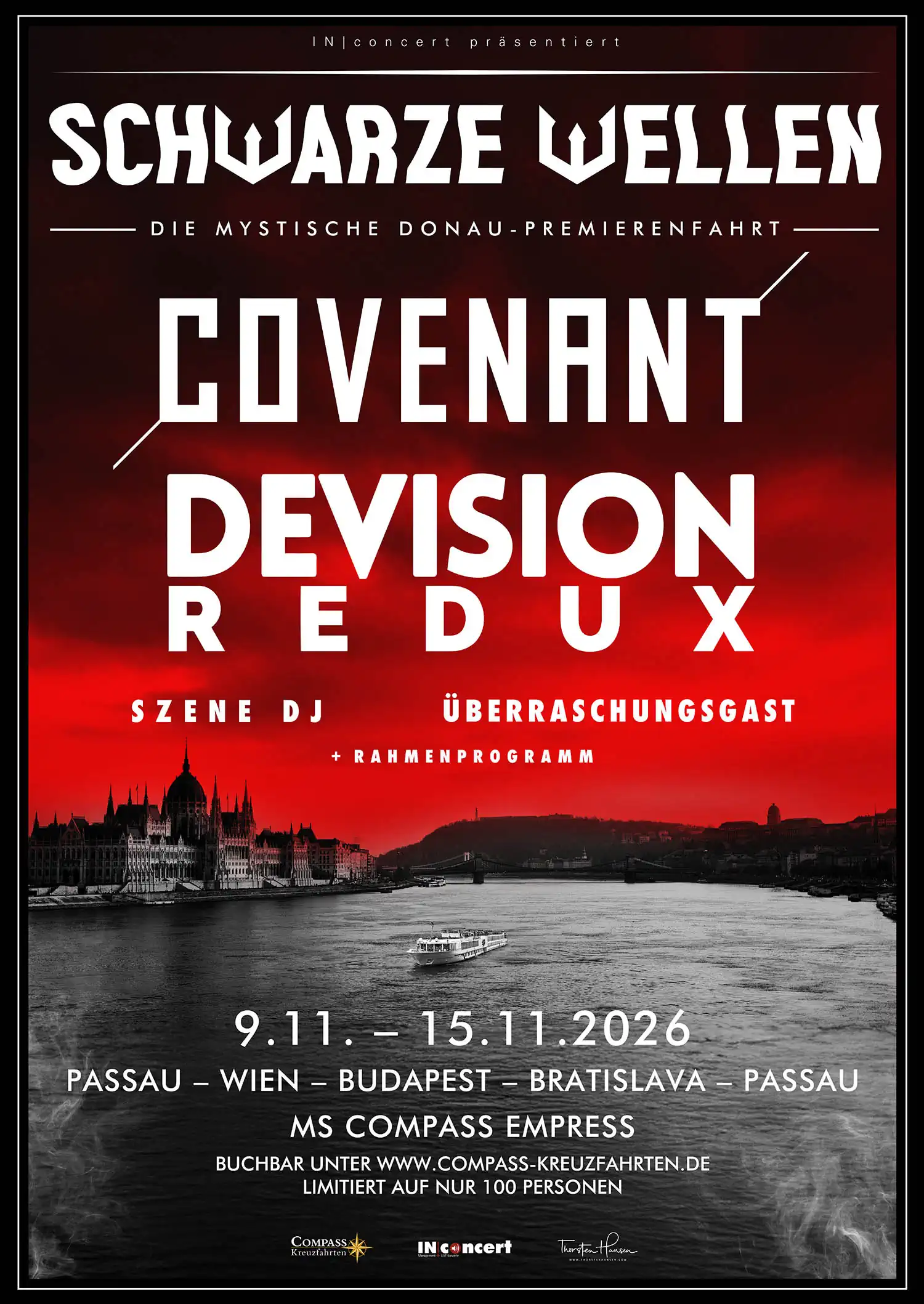 Schwarze Wellen - Die mystische Donau Premierenfahrt