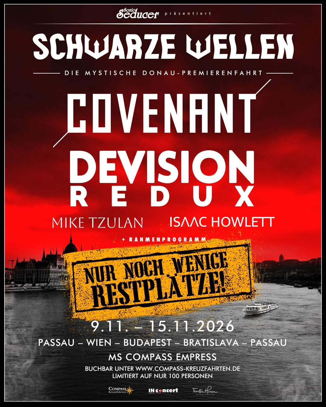 Schwarze Wellen - Die mystische Donau Premierenfahrt