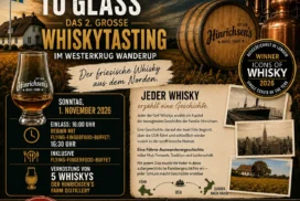 FROM FIELD TO GLASS - DAS 2. GROSSE WHISKYTASTING IM WESTERKRUG WANDERUP